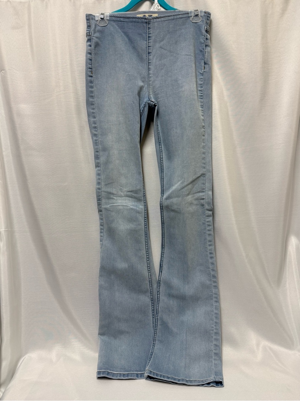 Free People Light Wash Flared Jeans - Classic Flare Fit